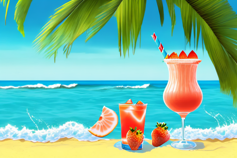 What to Mix with Malibu Strawberry Rum: Tropical Delight